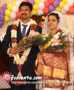 Josson Dhanya Wedding Pictures 